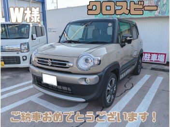 W様、クロスビーご納車おめでとうございます(^^♪