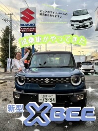 新型クロスビーの試乗車あります！