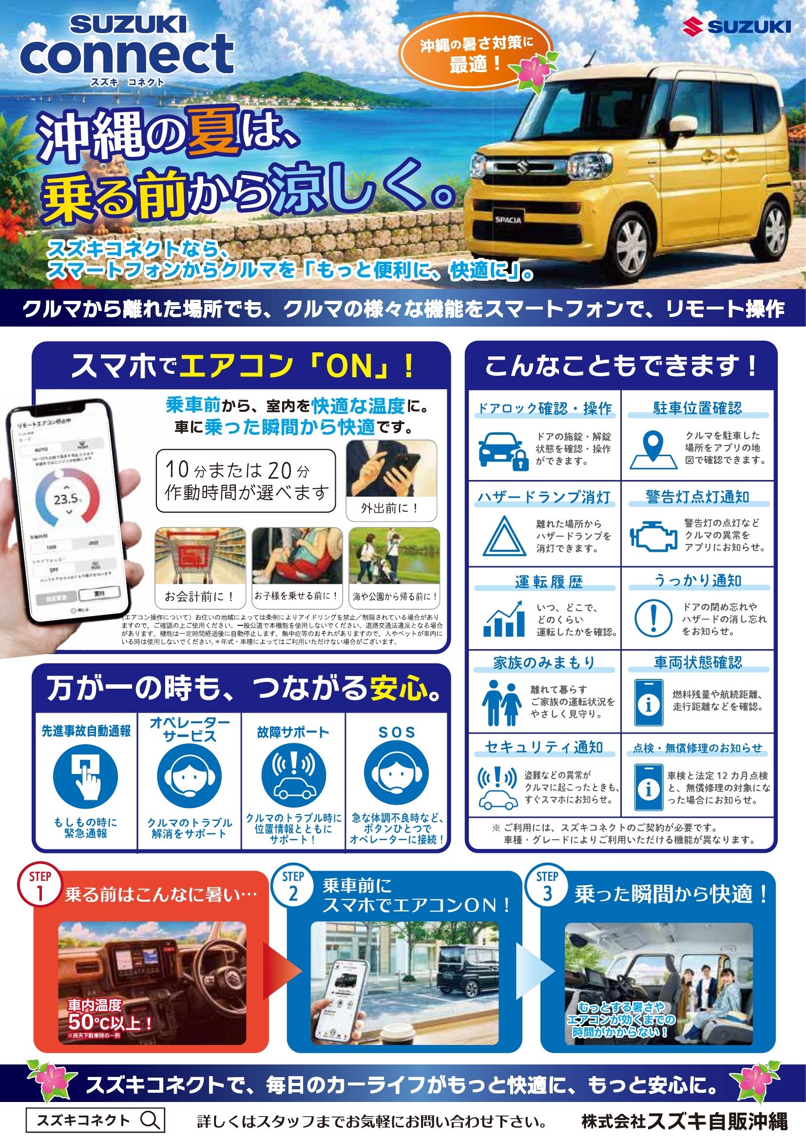 ちびすけ 確認ページ 沖縄の気候に・・乗る前から快適に！｜その他｜お店ブログ｜株式会社