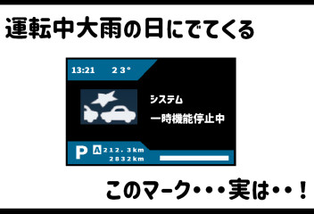 「システム一時機能停止中」の表示について