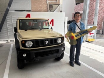 ジムニーシエラ　ご納車おめでとうございます