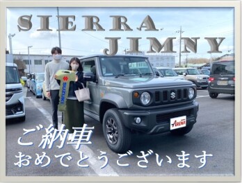 ジムニーシエラご納車‼おめでとうございます(^^♪