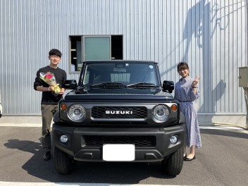 O様、ジムニーシエラのご納車おめでとうございます