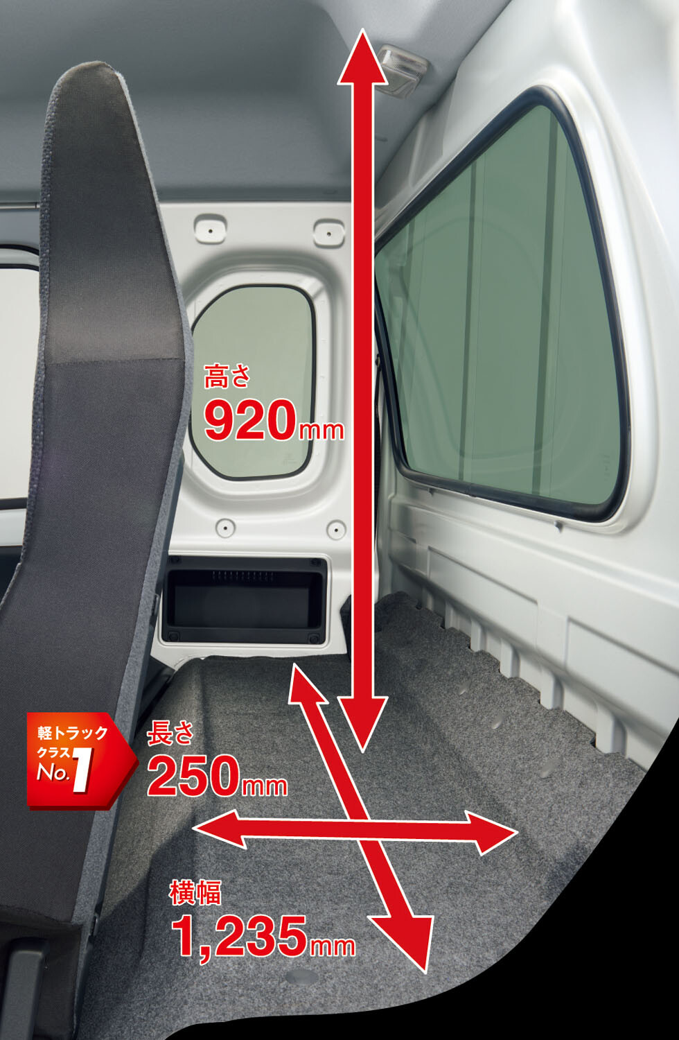 シートバックスペース