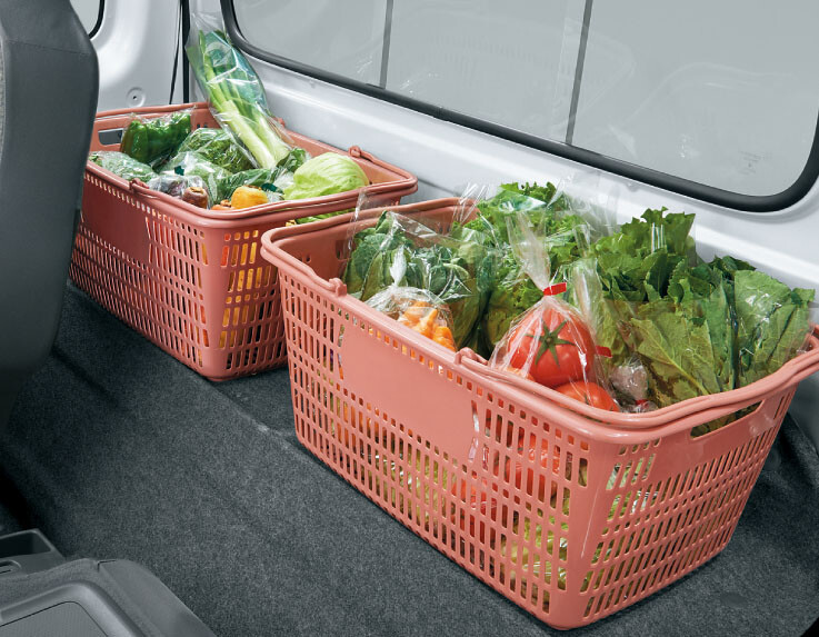 シートバックスペース買い物カゴ