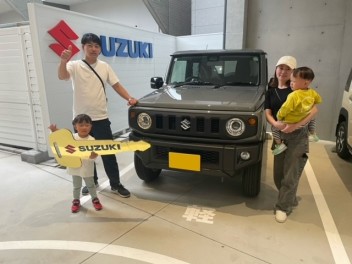 ジムニー　ご納車おめでとうございます