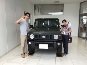 ジムニー　ご納車おめでとうございます！