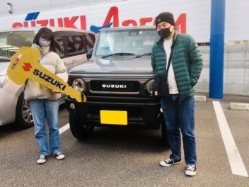 ジムニー　ご納車おめでとうございます