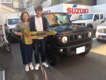 ジムニー　ご納車おめでとうございます。