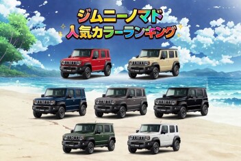 【ジムニーノマド】人気色ランキング！(人気カラー)