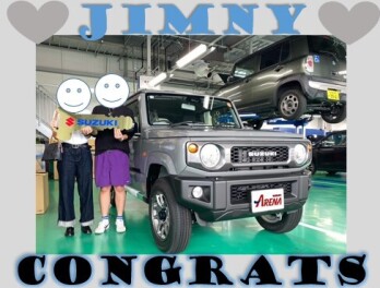 ジムニーご納車‼おめでとうございます(/・ω・)/☆