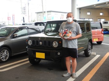 ジムニーご納車させていただきありがとうございます☆