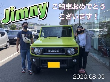 ☆ジムニー☆待ちに待った1年越しのご納車♪