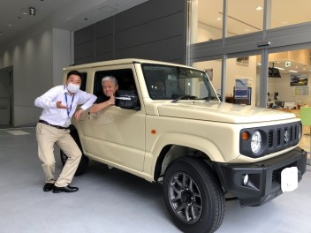 大変お待たせしました！！ジムニーご納車！