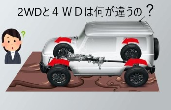 ２WDと４WDの違いってどんなこと？