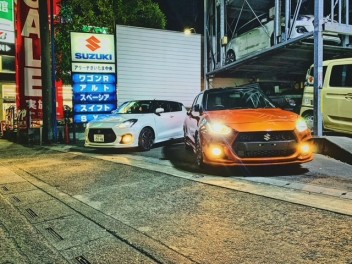 オリジナルカスタムswiftsport×swiftsport展示中！！