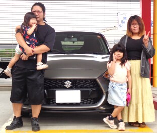 スイフトスポーツご納車おめでとうございます！