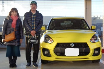 スイフトスポーツご納車おめでとうございます！
