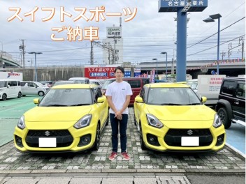 ★スイフトスポーツご納車させて頂きました★