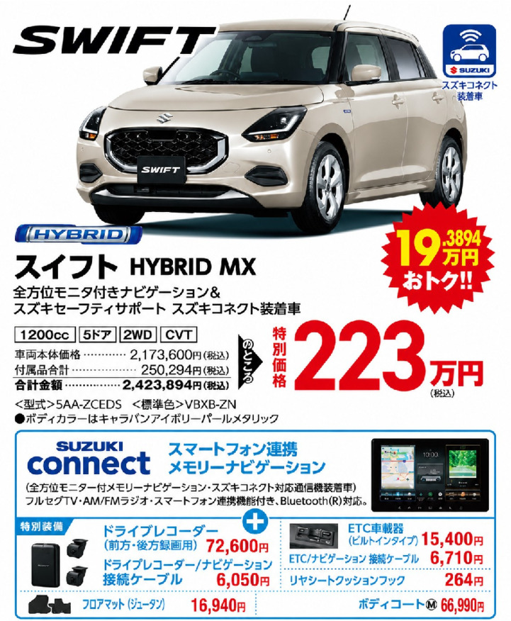 『スイフト特別プレミアム仕様車』