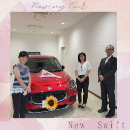 新型スイフトご納車