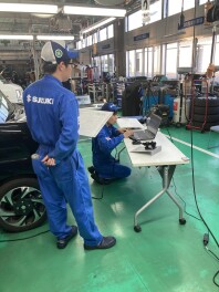 スズキ技能資格実車試験が開催されました！！