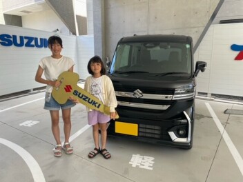 スペーシアカスタム　ご納車おめでとうございます
