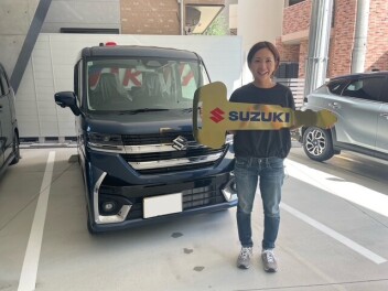 スペーシアカスタム　ご納車おめでとうございます