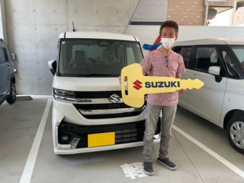 スペーシアカスタム　ご納車おめでとうございます