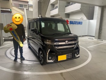 スペーシアカスタム　ご納車おめでとうございます