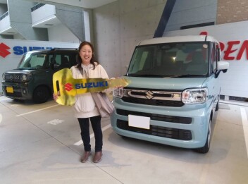 スペーシア　ご納車おめでとうごさいます