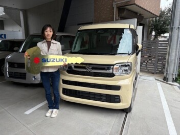 スペーシア　ご納車おめでとうございます