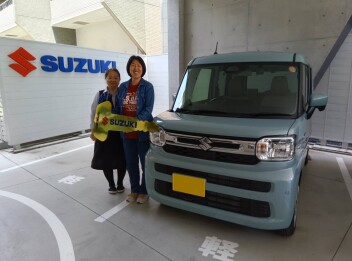 スペーシア　ご納車おめでとうごさいます