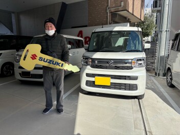 スペーシア　ご納車おめでとうごさいます
