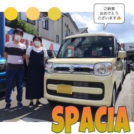 新車スペーシア！！笑顔の納車式(^^)/