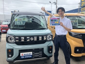今週のオススメ中古車！！中古車スペーシアご成約特典でドライブレコーダー半額！！