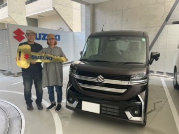 スペーシアカスタム　ご納車おめでとうございます