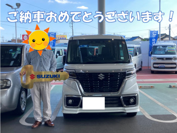 スペーシアカスタムご納車です★