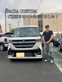 スペーシアカスタムご納車させて頂きました！
