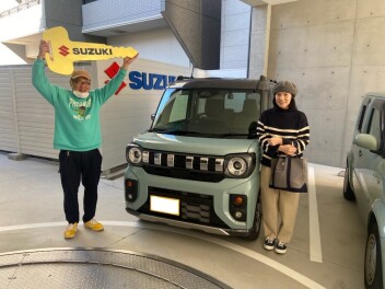 スペーシアギア　ご納車おめでとうございます