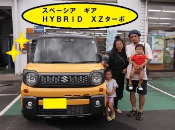 スペーシア ギア HYBRID XZターボご納車！