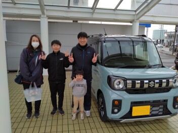 スペーシアギア　お納車おめでとうございます！