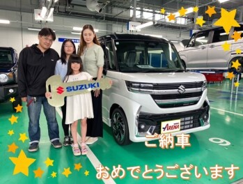 スペーシアカスタムご納車‼おめでとうございます(^^)/