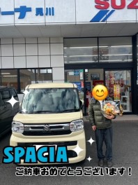 新型スペーシアご納車ありがとうございます！！