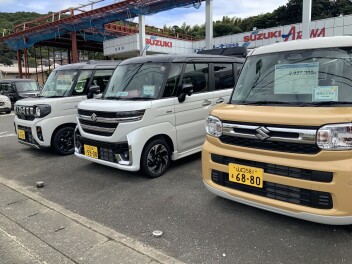 新型スペーシアギア試乗車入荷致しました！