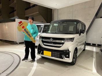 スペーシアカスタム　ご納車おめでとうございます