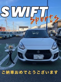 スイフトスポーツご納車です！！