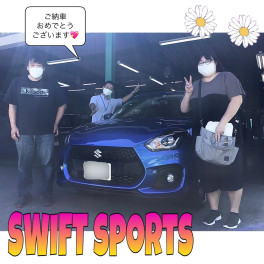 スイフトスポーツご納車式です(^^♪