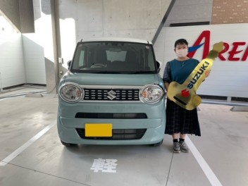 ワゴンＲスマイル　ご納車おめでとうございます