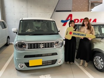 ワゴンＲスマイル　ご納車おめでとうございます